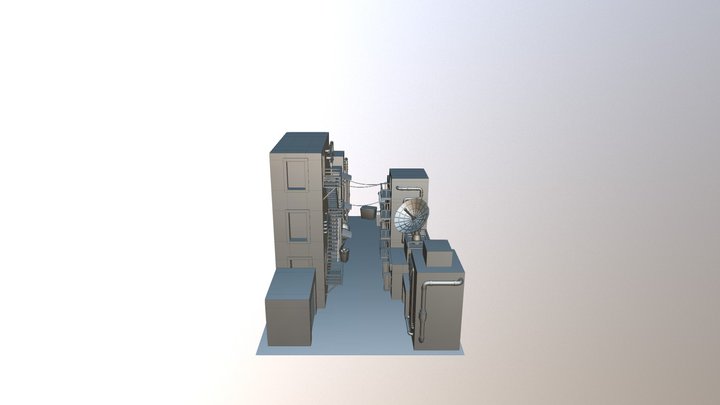 Alley 3D Model