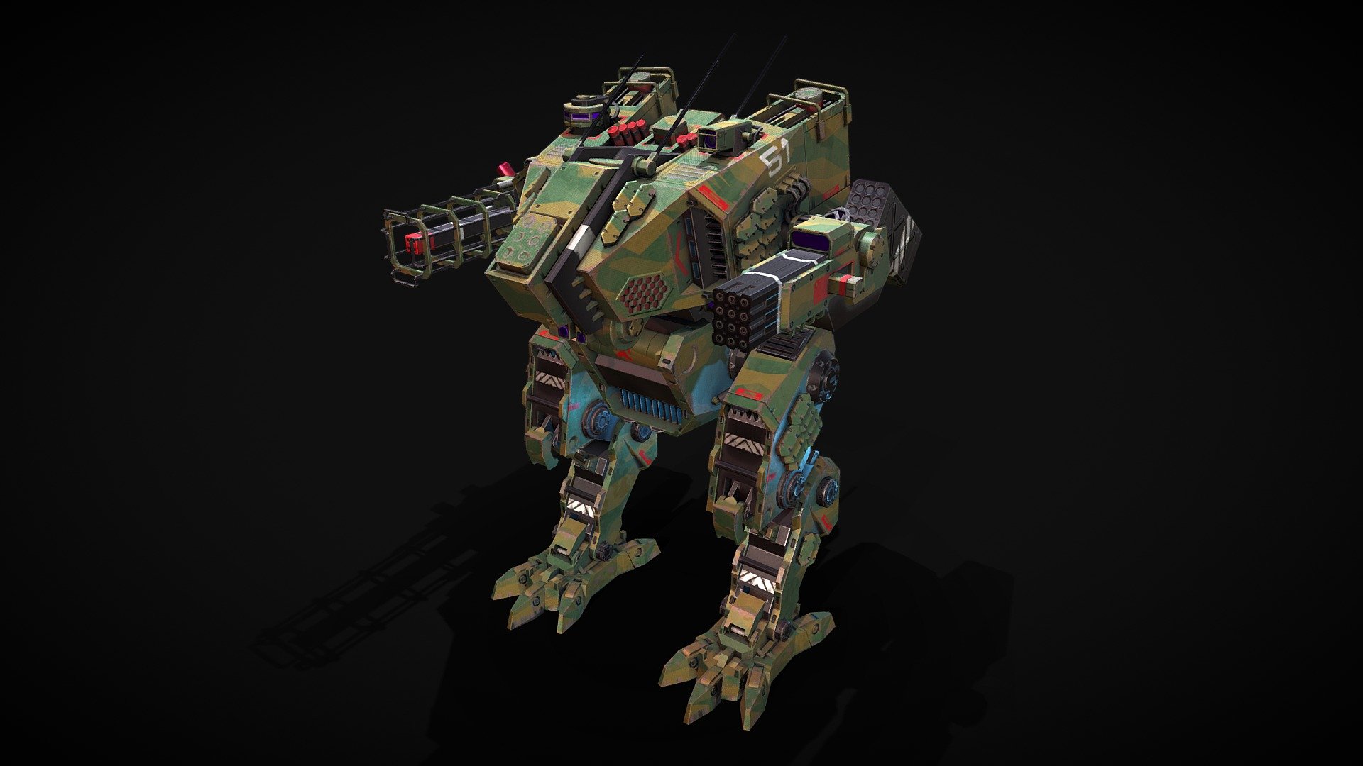 Robot Warfare - 3D model by Red Keyboards (@pergament) [ca3171e ...