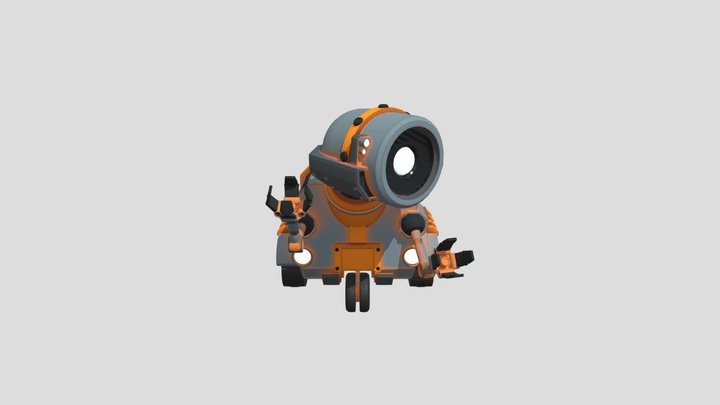 Robot Character (Posed) 3D Model