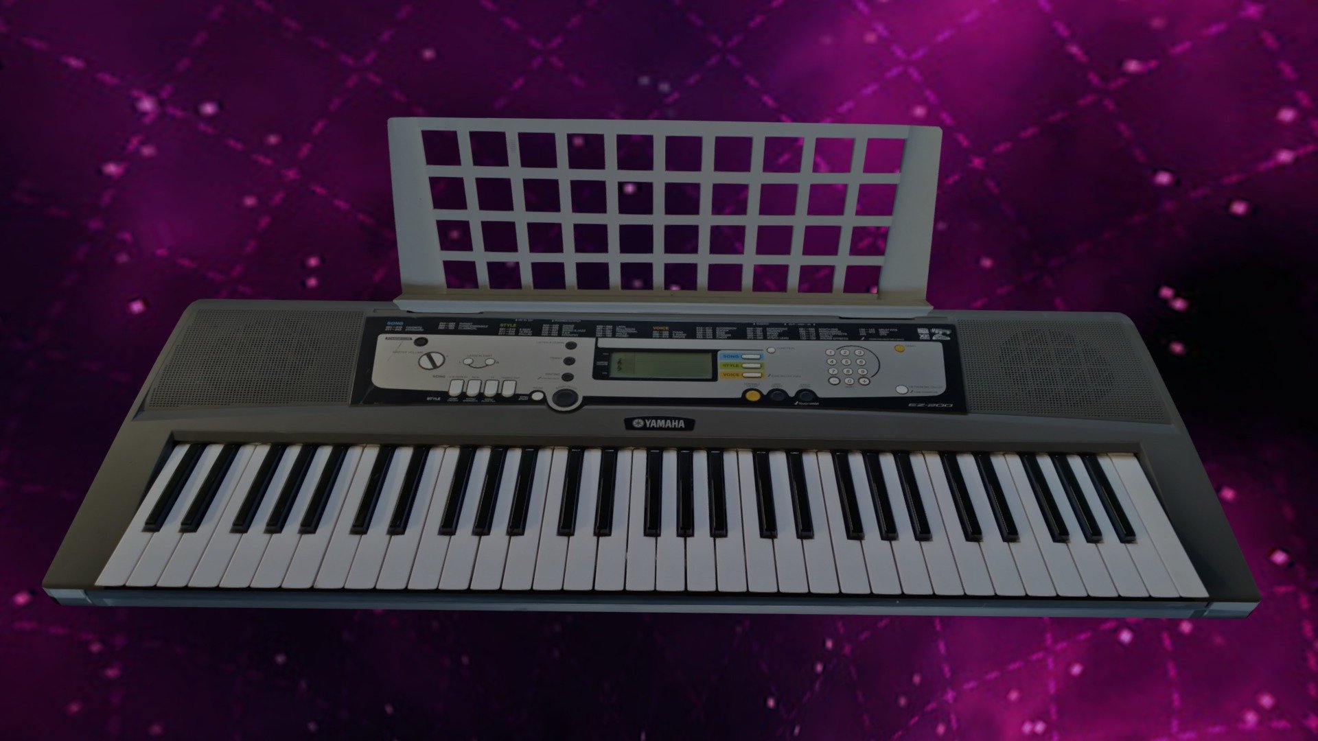 Yamaha Piano EZ200 FREE Super Low Poly