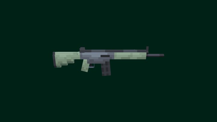 G3A3 rifle 3D Model
