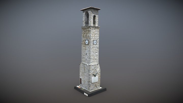 Torre Civica di Amatrice 3D Model