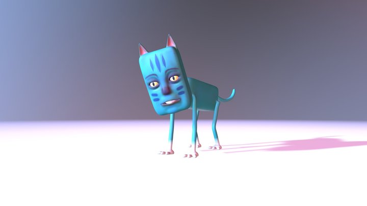 Cat_talk_01 3D Model