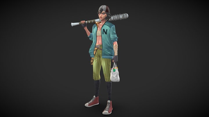 Stylized Character: Natalie 3D Model