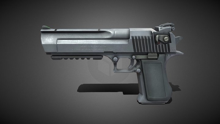 沙漠之鹰 3D Model