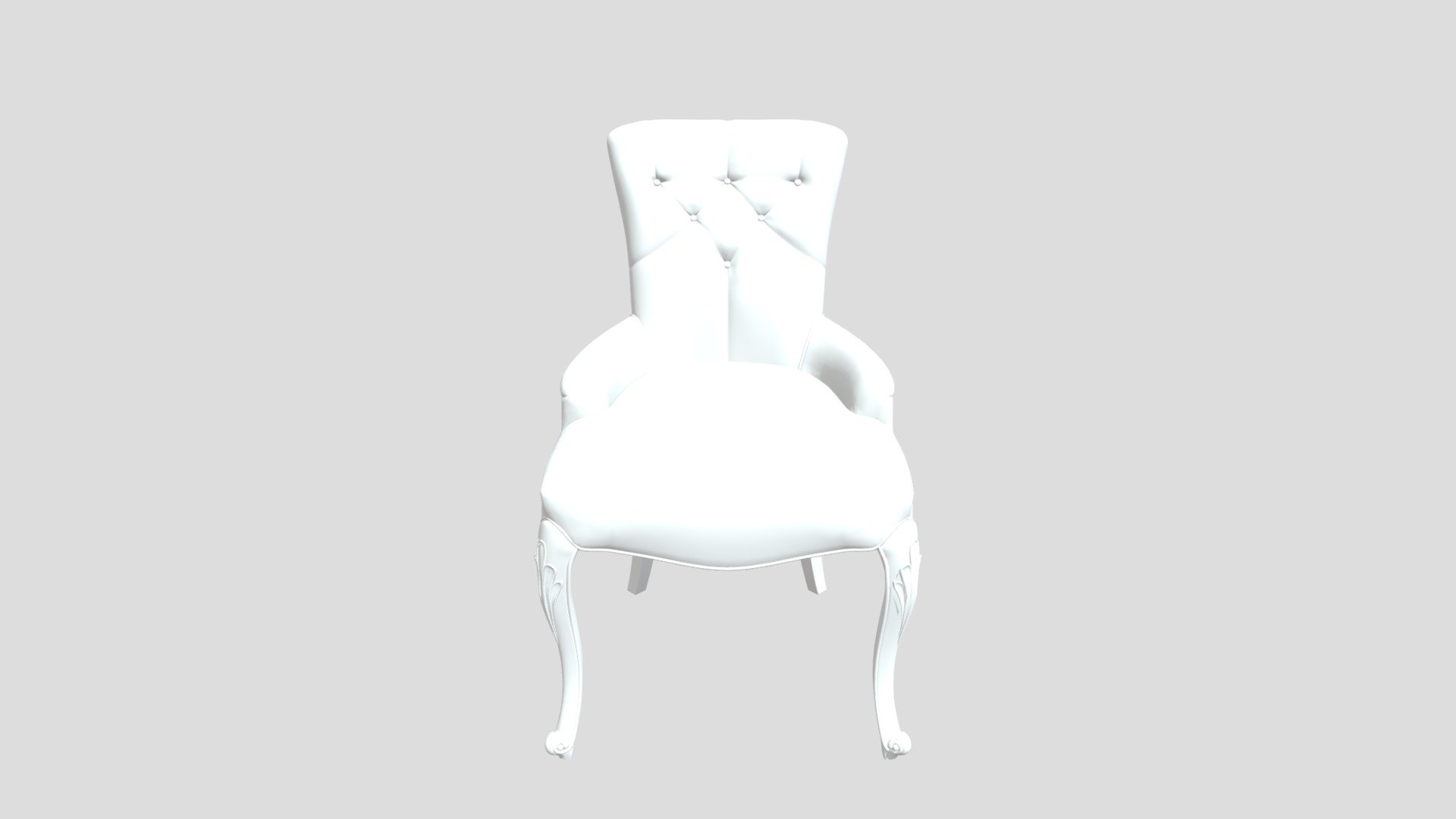 The Mocha Tufted Accent Chair Download Free 3D model by Modenese