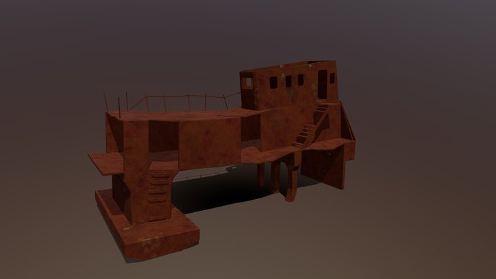 Abandoned Building 3D Model