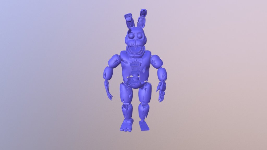 to much blue nightmare bonnie - 3D model by alexserrato11j [ca35813 ...