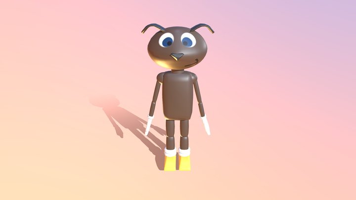 Dez the Dog 3D Model