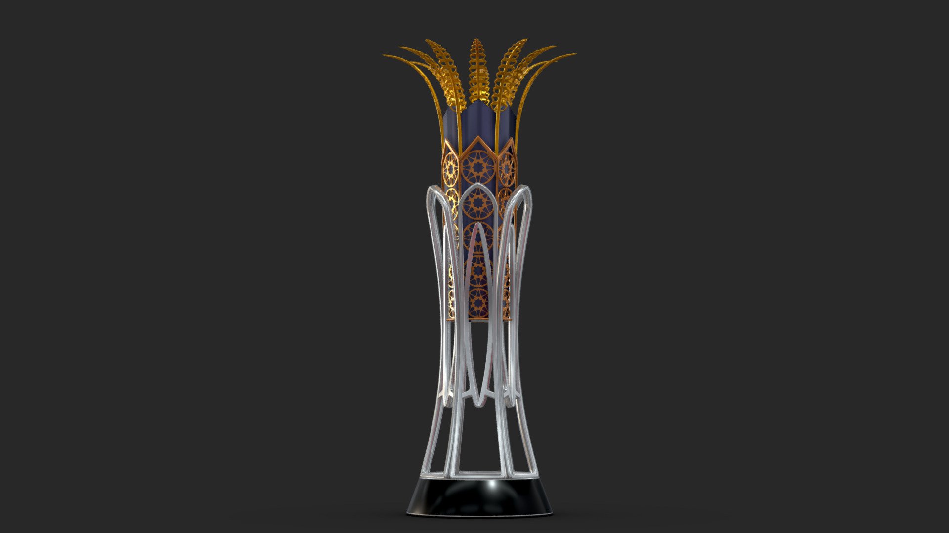 F1 Saudi Arabian Trophy 3D Buy Royalty Free 3D model by Shin Xiba 3D