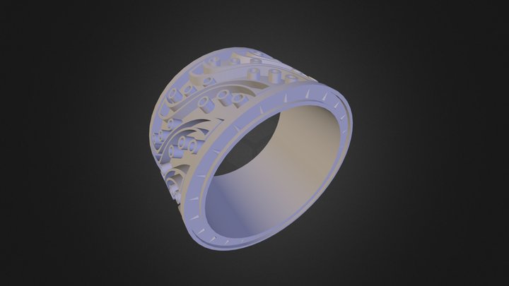 טבעת תימנית 3D Model