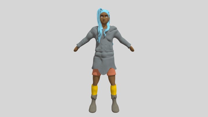 Original Character- Year Two 3D Model