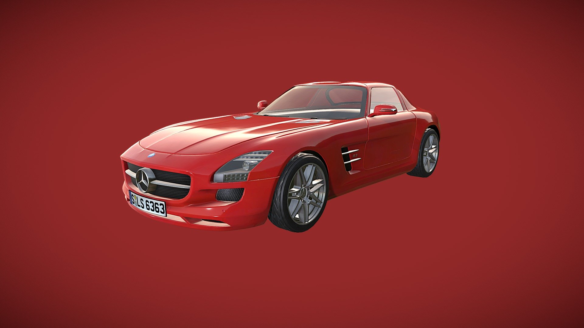 Mercedes Benz SLS AMG - 3D model by Nostec7 [ca3bf7c] - Sketchfab