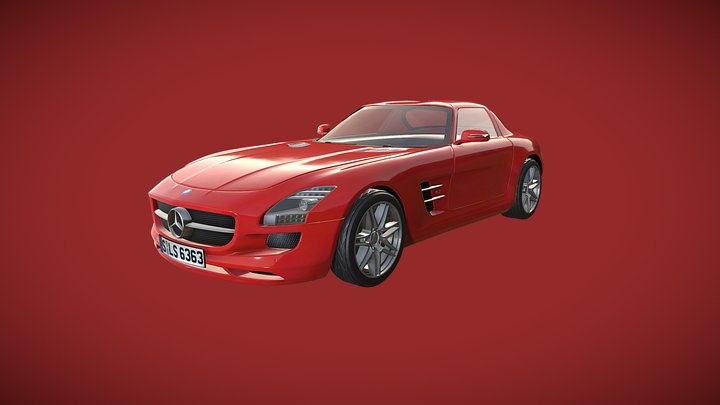 Mercedes Benz SLS AMG 3D Model