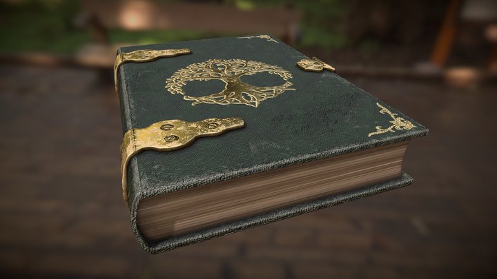 Tome of Earth - High Poly ( < 2.5k triangles ) 3D Model