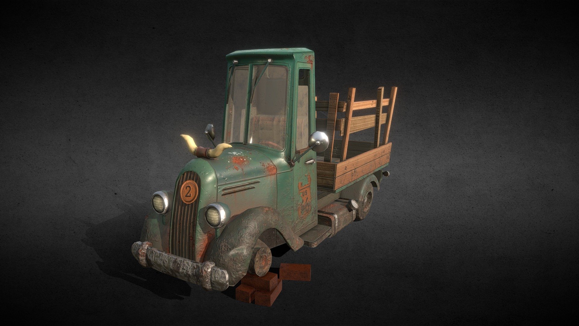 Old Pickup — Sketchfab embed 3D viewer