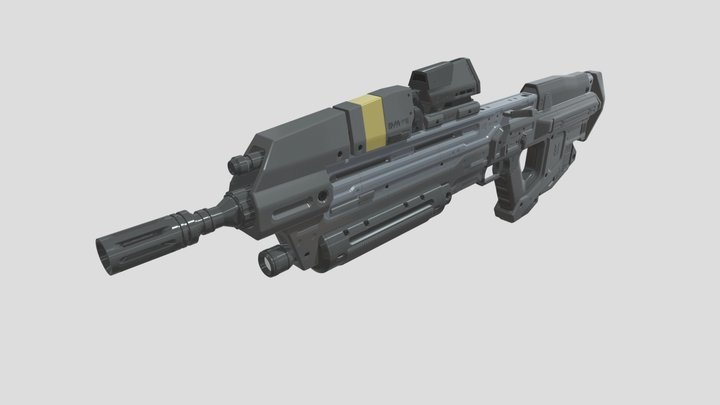 MA40 Assault Rifle - Halo - Printable 3d model 3D Model