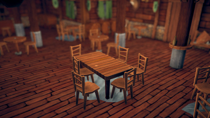 The Silent Tavern 3D Model