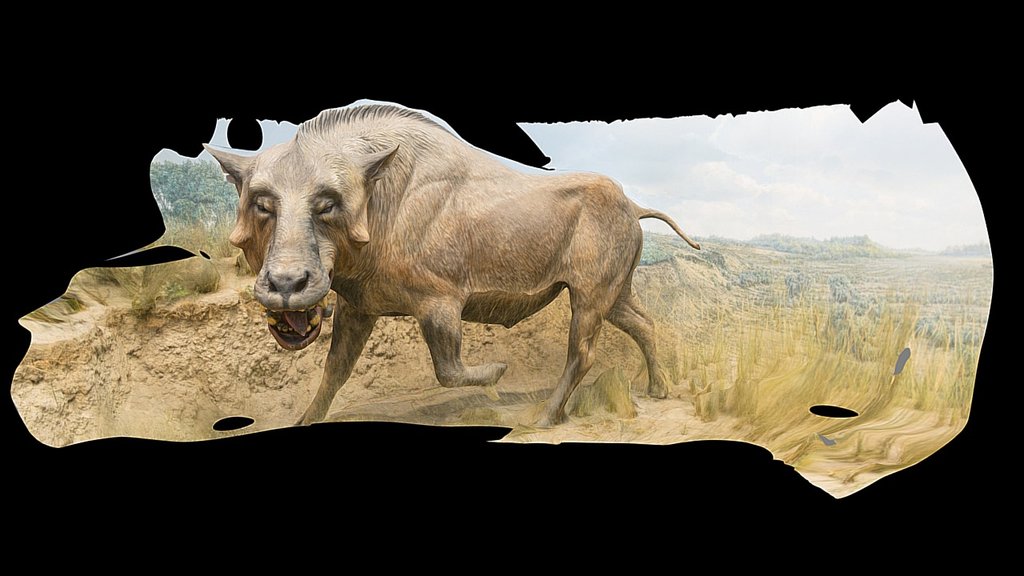 Daeodon - Photogrammetric Diorama Experiment