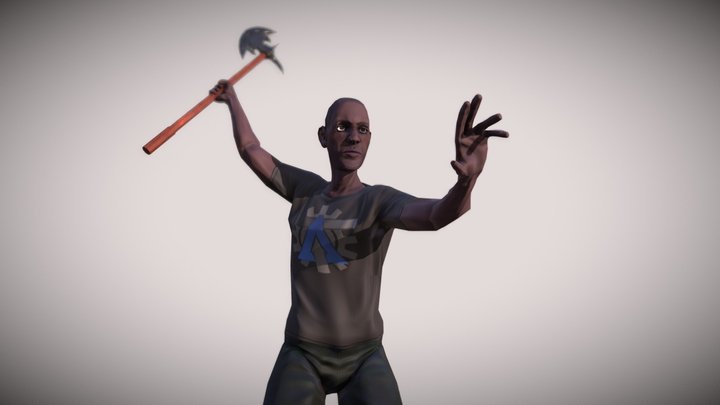 Alfred - just a guy with an axe 3D Model