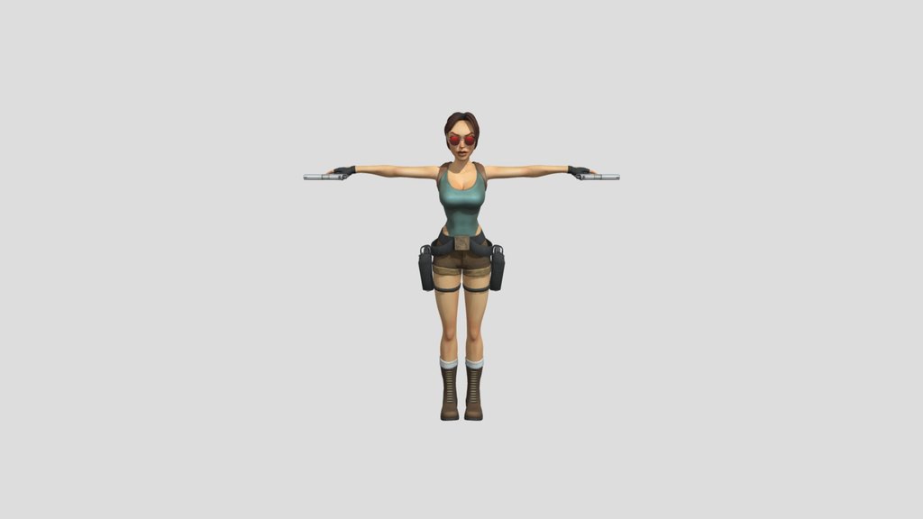 Lara Croft  2026 rigged