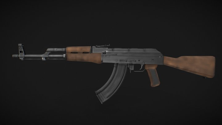 Ak47-csgo 3D models - Sketchfab