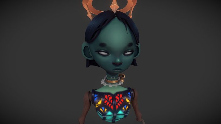 Profane Monster - 3D Bust Challenge 3D Model