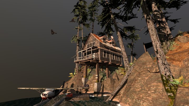 DAE Diorama - Forest Loner 3D Model