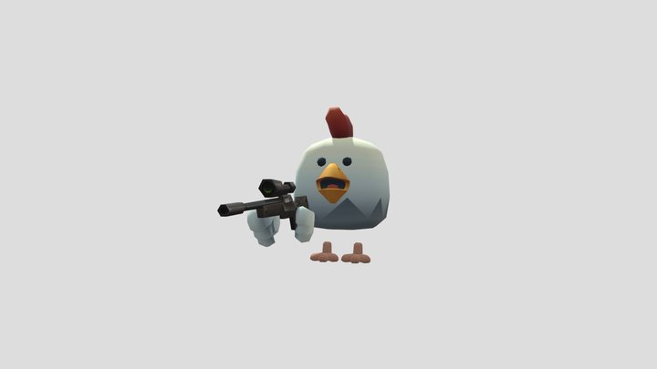 Chicken gun SSG3000 3D Model