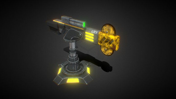 sentry gun 3D Model