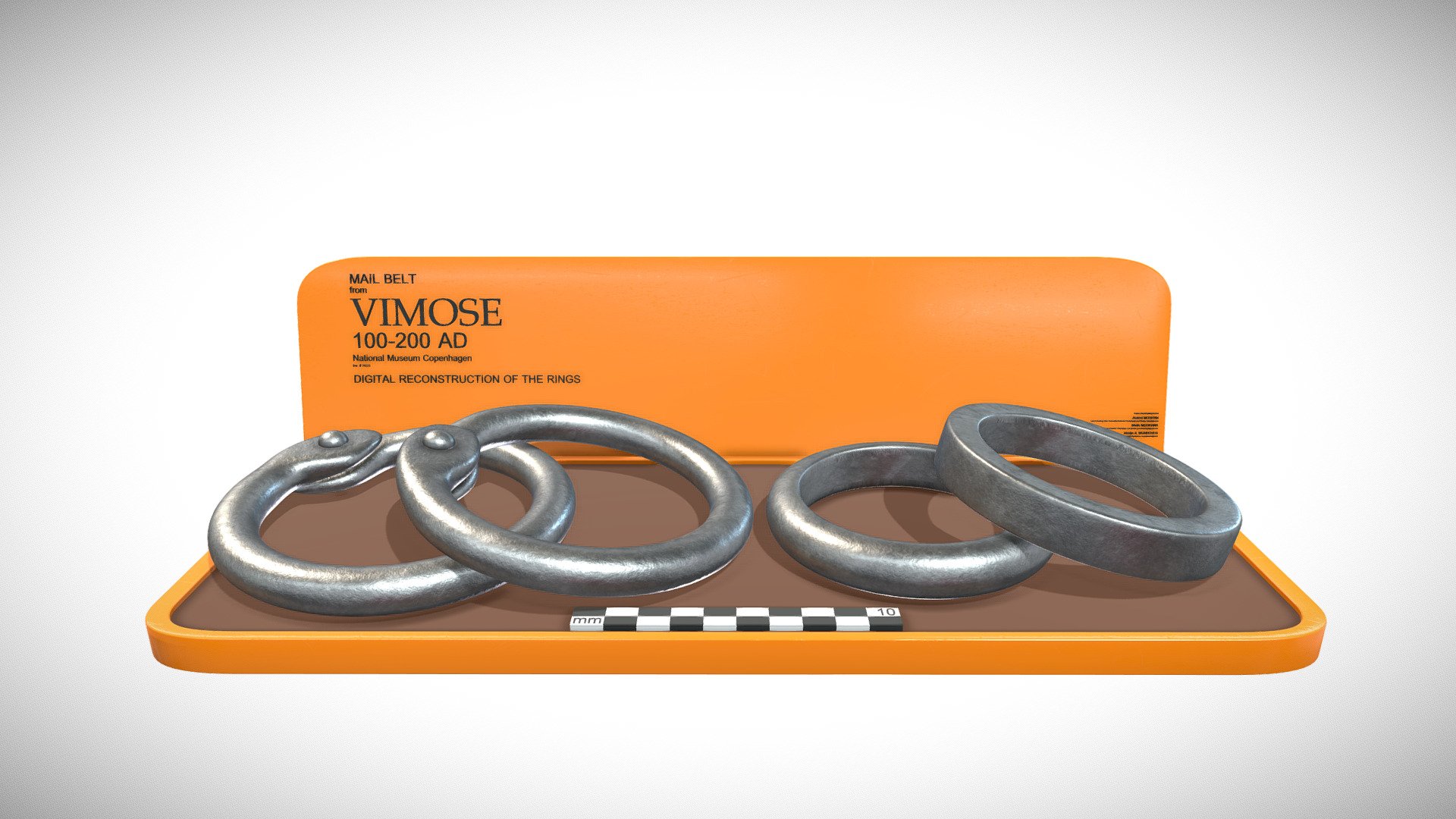 Belt from Vimose: 3D reconstruction