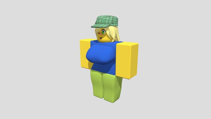 R63 Noob girl 3D Model