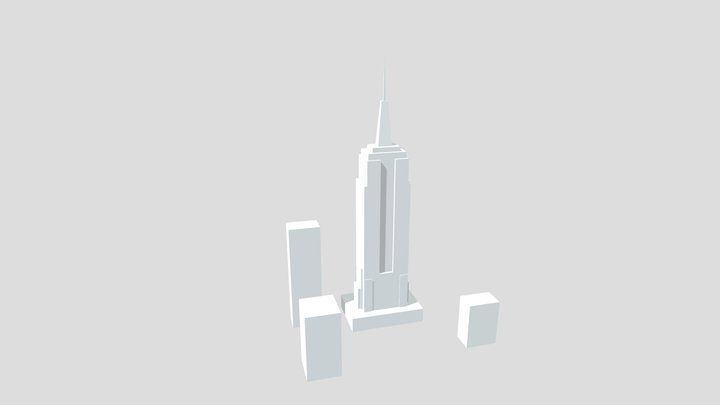 CGT 116 W2 Environment Block Out 3D Model