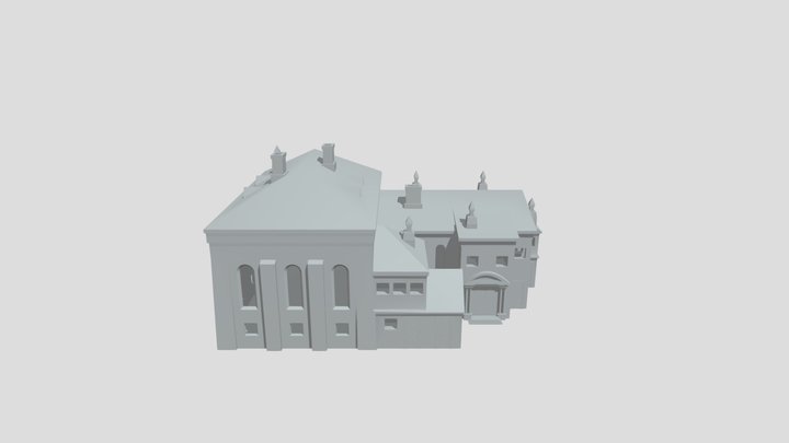Mienskaja chałodnaja synahoha 3D Model