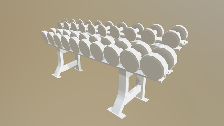 Dumbell_rack 3D models - Sketchfab