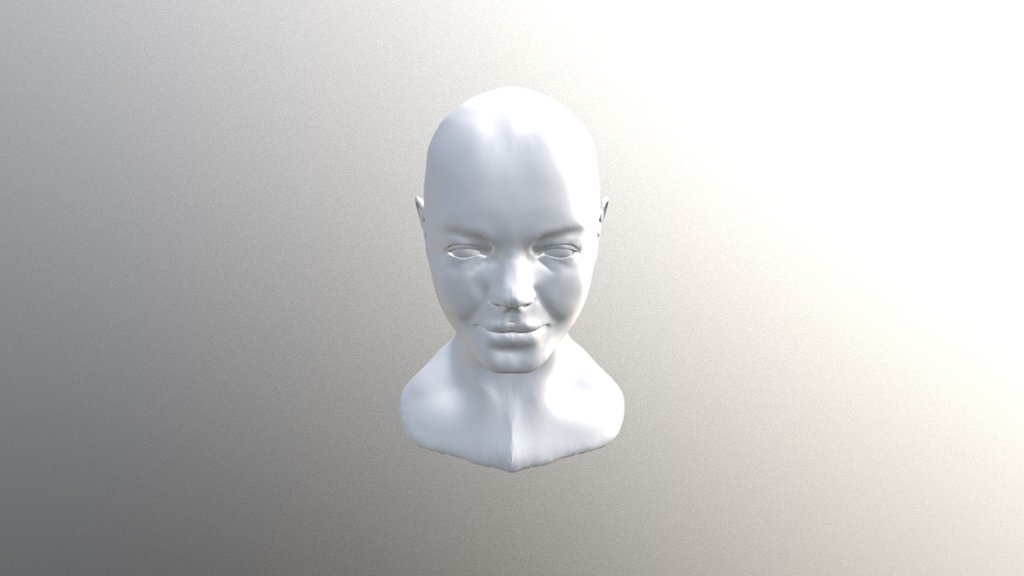 3d Self Portrait Progress 2 - 3D model by tesss [ca44293] - Sketchfab