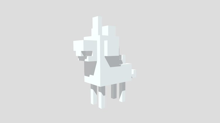 Crossy Roads 03 - Unihorse 🦄 3D Model
