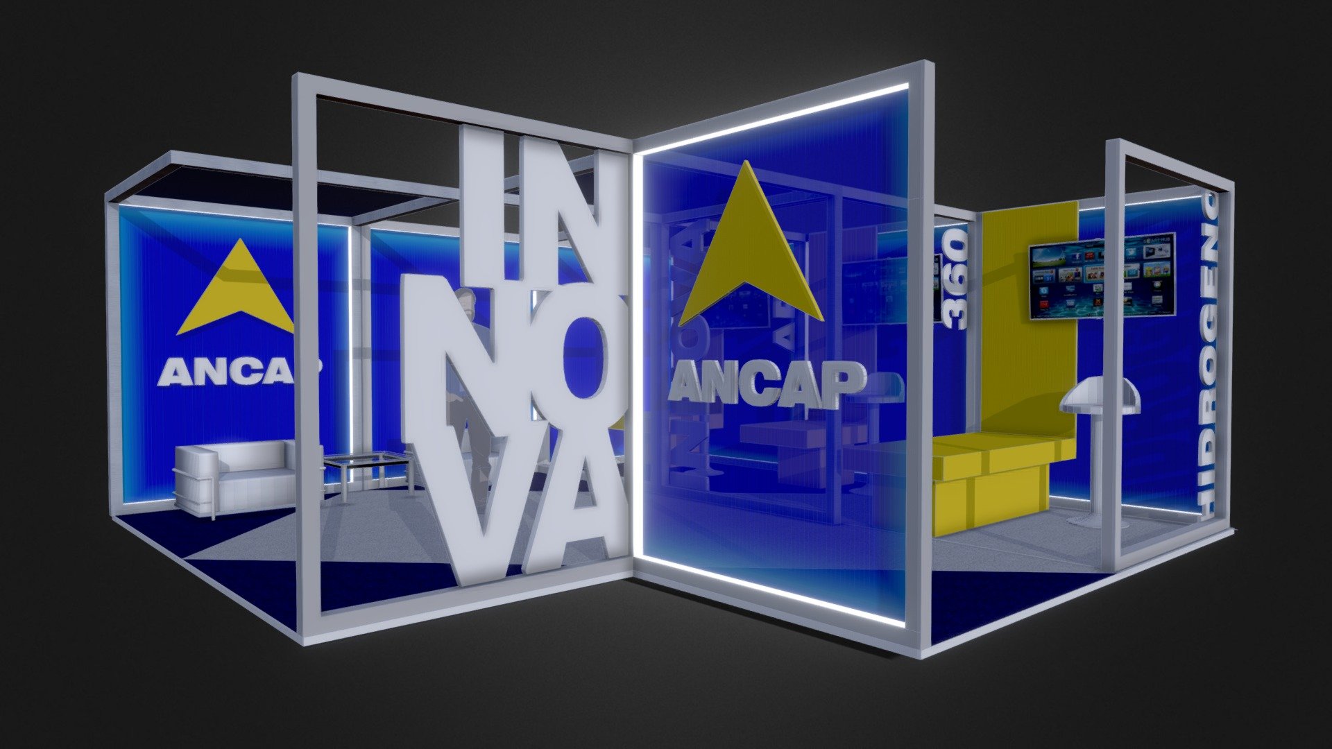 ANCAP ARENA - 3D model by ArteURBANO [ca44d4a] - Sketchfab