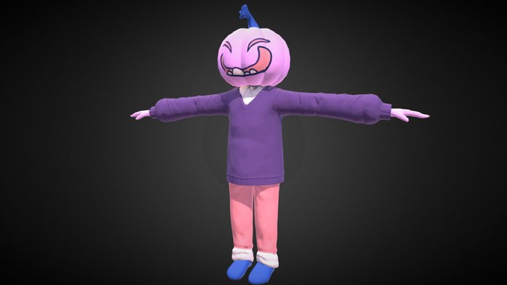 Pumpkin Dood 3D Model