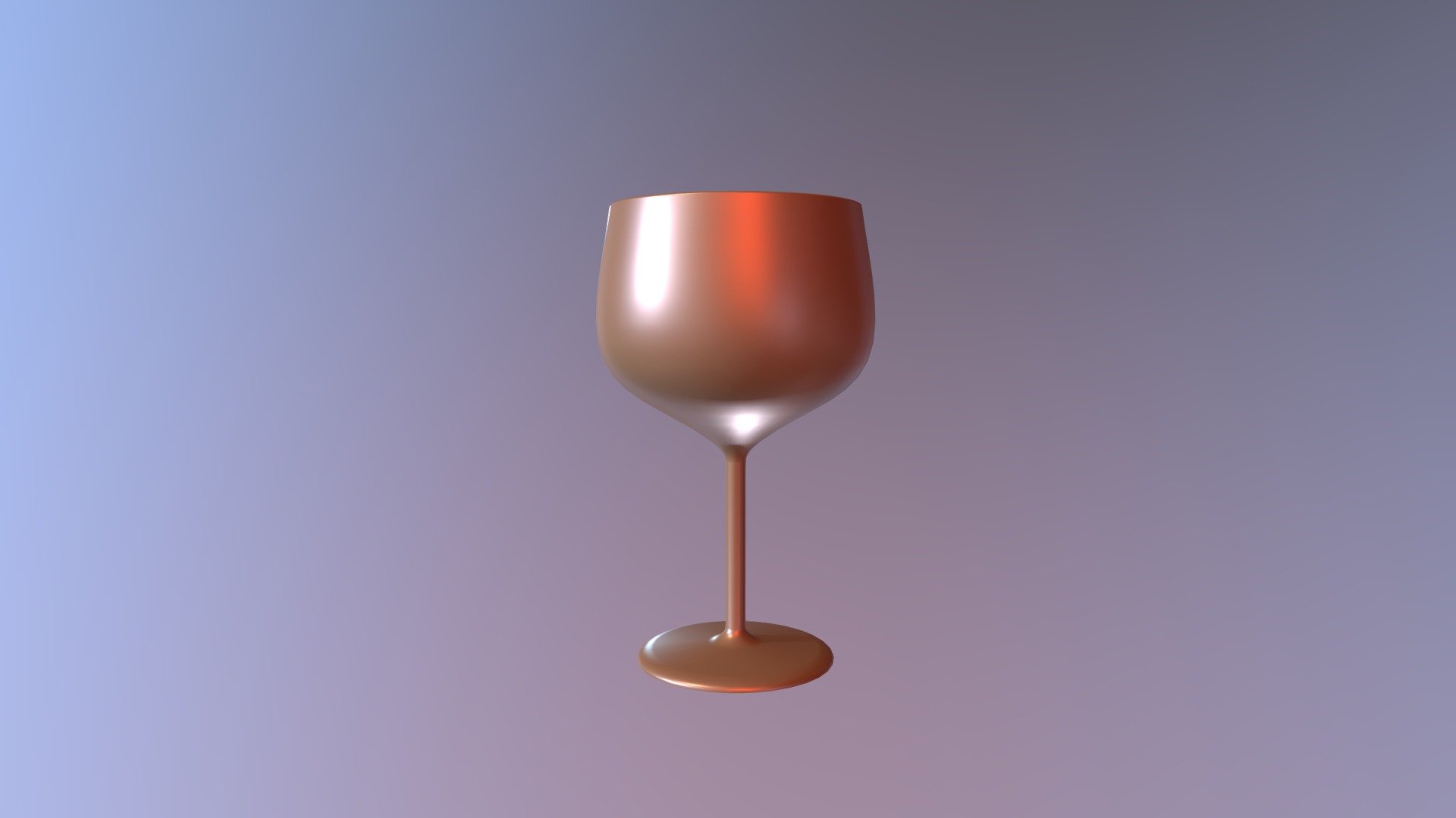 Frosted Wine Glass — Sketchfab embed 3D viewer
