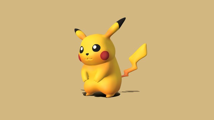Pikachu 3D Model