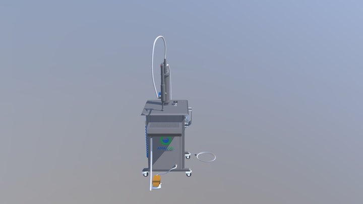 Volume-Based  liquid filling machine 3D Model