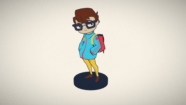 School Boy [Animation] 3D Model