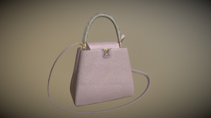 LV Bag Low 3D Model