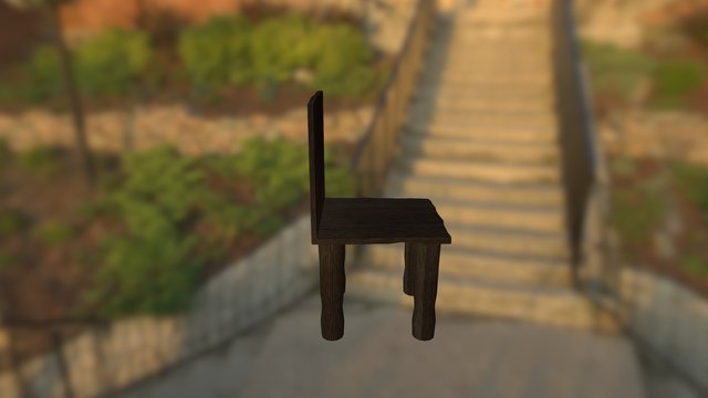 wood chair 3D Model