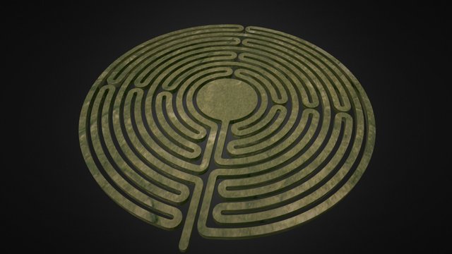 Chartres Labyrinth 3D Model