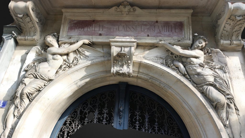 Sculpture in Rue de la Paix, Paris