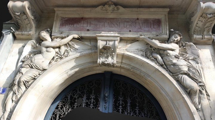 Sculpture in Rue de la Paix, Paris – Modèle 3D gratuit STL