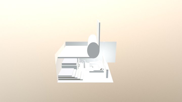 Modern Living Room 3D Model