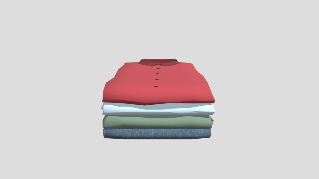 Folded clothes